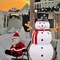 Christmas LED Snowman Decoration, 200 LED Lights, Weatherproof & Durable Design